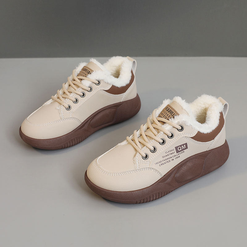Damen Sportliche Winter Sneakers mit kuscheligem Fleece-Innenfutter R&B