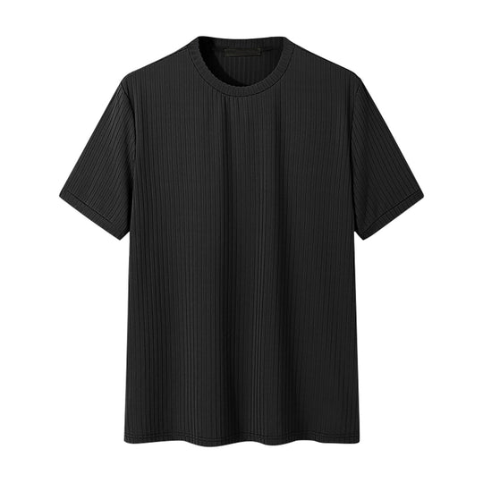 Unisex nan geripptes weit geschnittenes T-Shirt aus Baumwollmix R&B