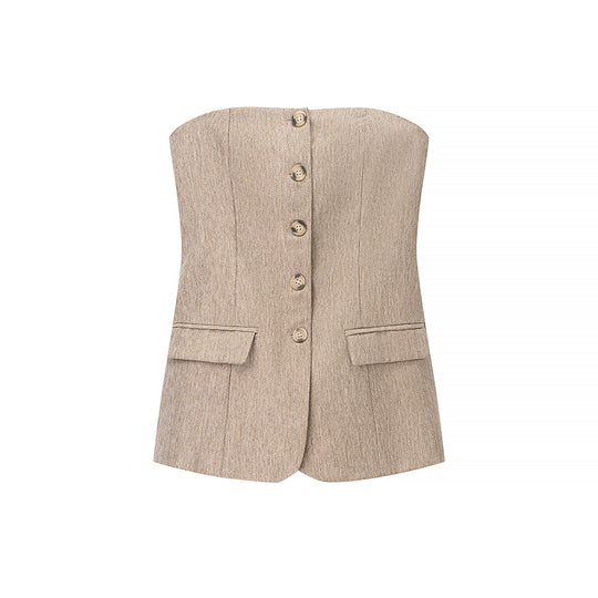 Damen Hosen mit weitem Bein und hoher Taille R&B