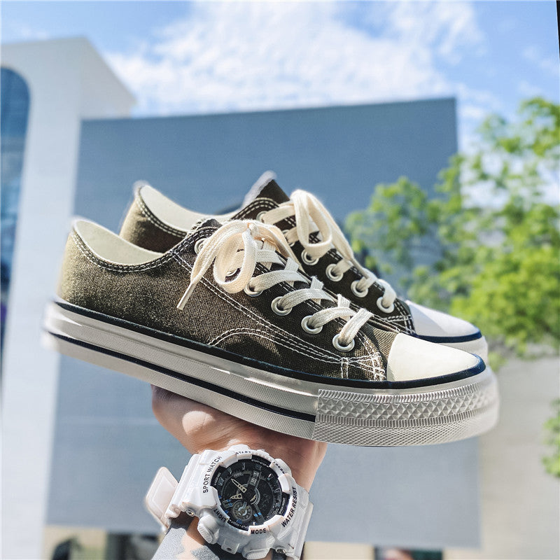 Damen Leichte Canvas-Sneaker mit rutschfester Sohle R&B