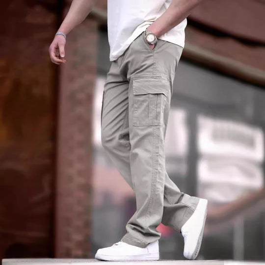 Herren Cargo-Hosen mit multifunktionalen Taschen und atmungsaktivem Stoff R&B