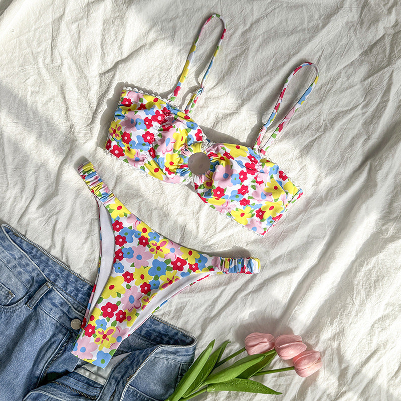 Damen Blumiger Bikini R&B