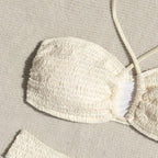 Damen Bandeau-Bikini mit elegantem Rüschendesign R&B