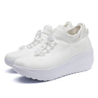 Damen sportliche Sneakers mit elastischem Schnürsystem R&B