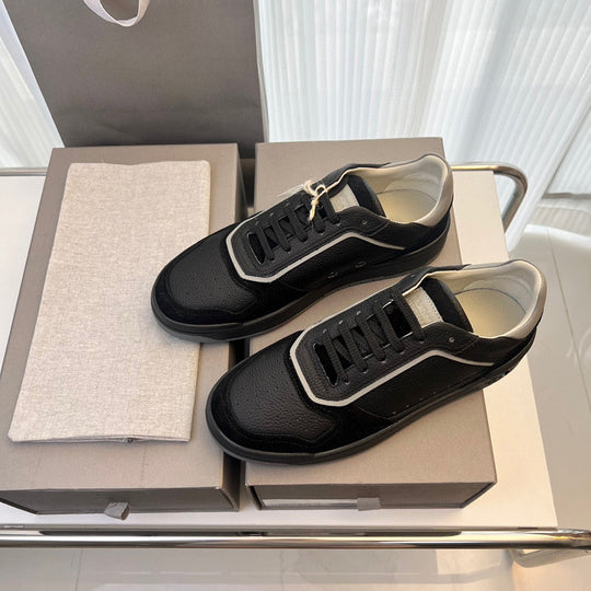 Damen Sportliche Sneaker mit atmungsaktiver Oberflächenstruktur und gepolsterter Innensohle R&B