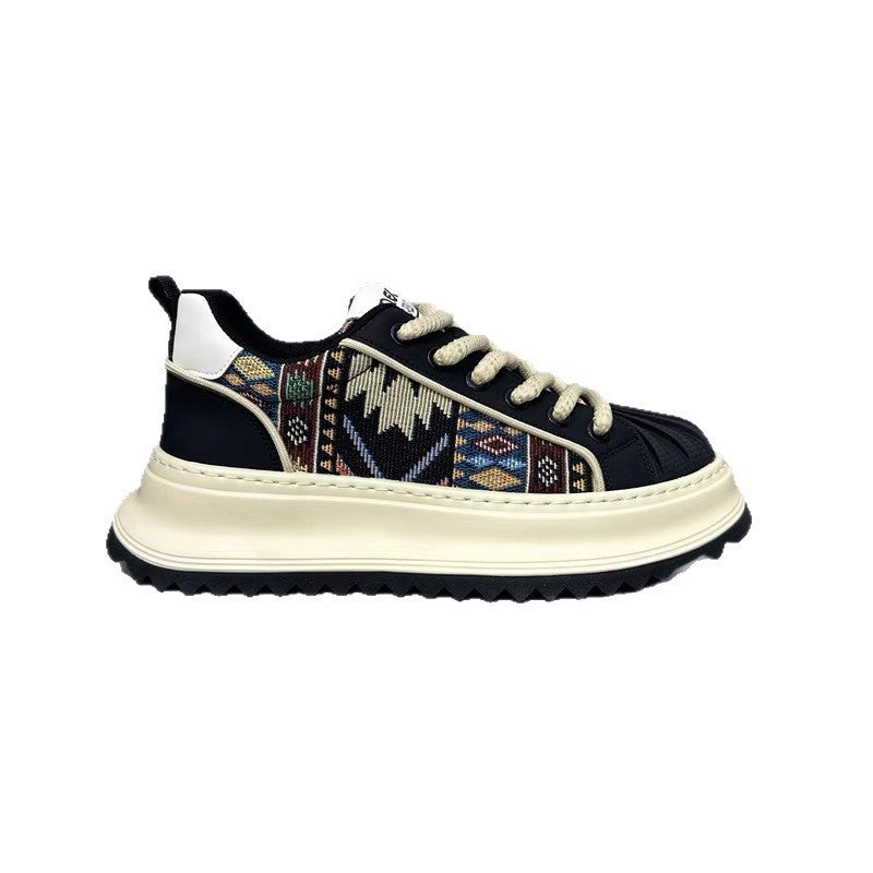 Damen modische Sneakers mit ethnischem Design und komfortabler Dämpfung R&B