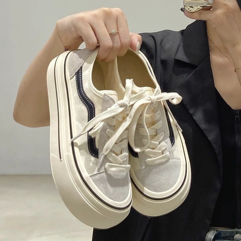 Damen Modische Plattform-Sneaker mit robustem Profil und atmungsaktivem Obermaterial R&B