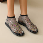 Damen Glitzernde Mesh-Sandalen R&B