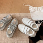 Damen Sneaker mit doppeltem Klettverschluss und gepolsterter Sohle R&B