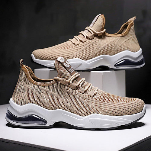 Damen Sportliche und atmungsaktive Sneakers mit nahtloser Stricktechnologie R&B