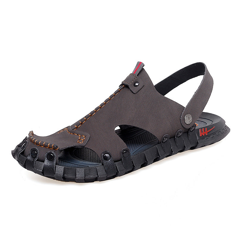 Damen freizeitorientierte Sandalen mit rutschfester Sohle und verstellbarem Riemen R&B