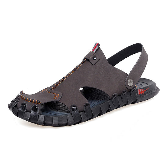 Damen freizeitorientierte Sandalen mit rutschfester Sohle und verstellbarem Riemen R&B