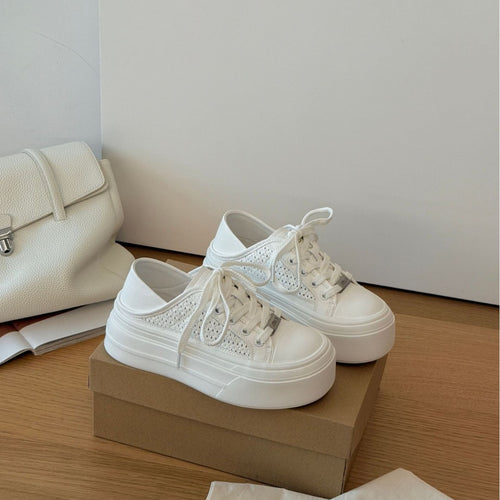 Damen Modische Sneaker mit atmungsaktiver Obermaterialstruktur und stabiler Sohle R&B