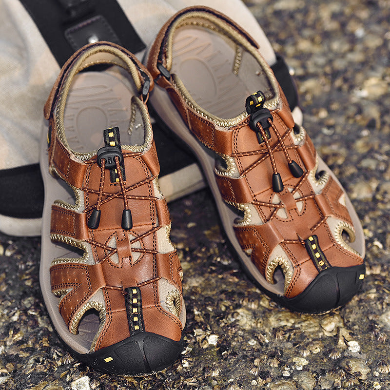 Damen Funktionale Trekking-Sandalen mit rutschfester Sohle und verstellbarem Schnellschnürsystem R&B