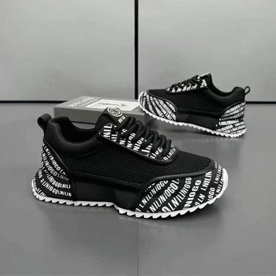 Damen Sportliche Sneakers mit atmungsaktivem Mesh und griffiger Sohle R&B