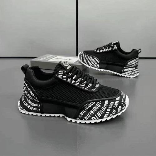Damen Sportliche Sneakers mit atmungsaktivem Mesh und griffiger Sohle R&B