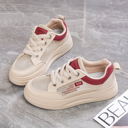 Damen Atmungsaktive Freizeitsneaker mit modischen Netzdetails R&B