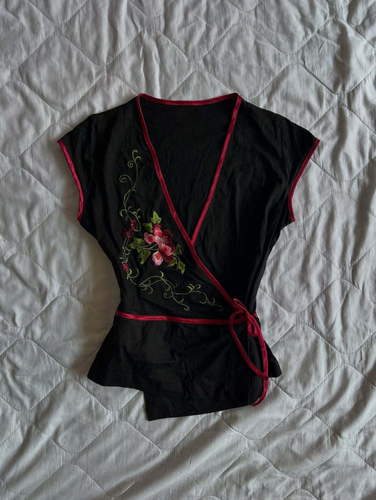 Damen Blusenkleid mit floralen Stickereien R&B