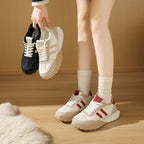 Damen Sportliche Sneakers mit bequemem Fleece-Innenfutter und rutschfester Sohle R&B