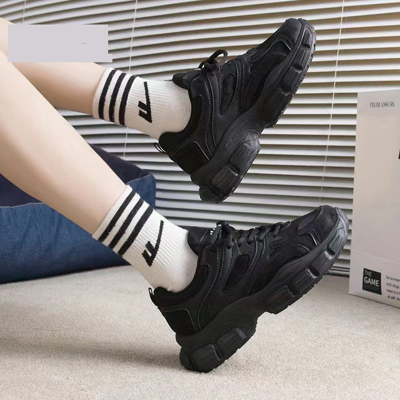 Damen Sportliche Chunky Sneakers mit stoßdämpfender Sohle und atmungsaktivem Obermaterial R&B