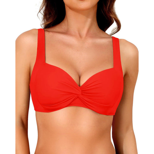 Damen Sportliches Bikinioberteil mit Twisted-Design R&B