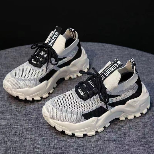 Damen Atmungsaktive Sneakers mit sportlicher Struktur R&B