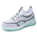 Damen Sportliche Sneakers mit atmungsaktivem Strickobermaterial R&B