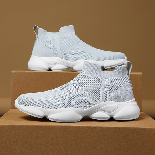 Damen Sportliche Strick-Sneaker mit funktionalem Sohlenprofil R&B