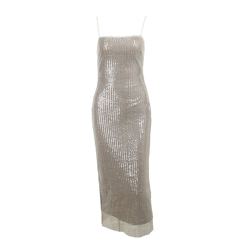 Damen Glamouröses Bodycon-Maxikleid R&B