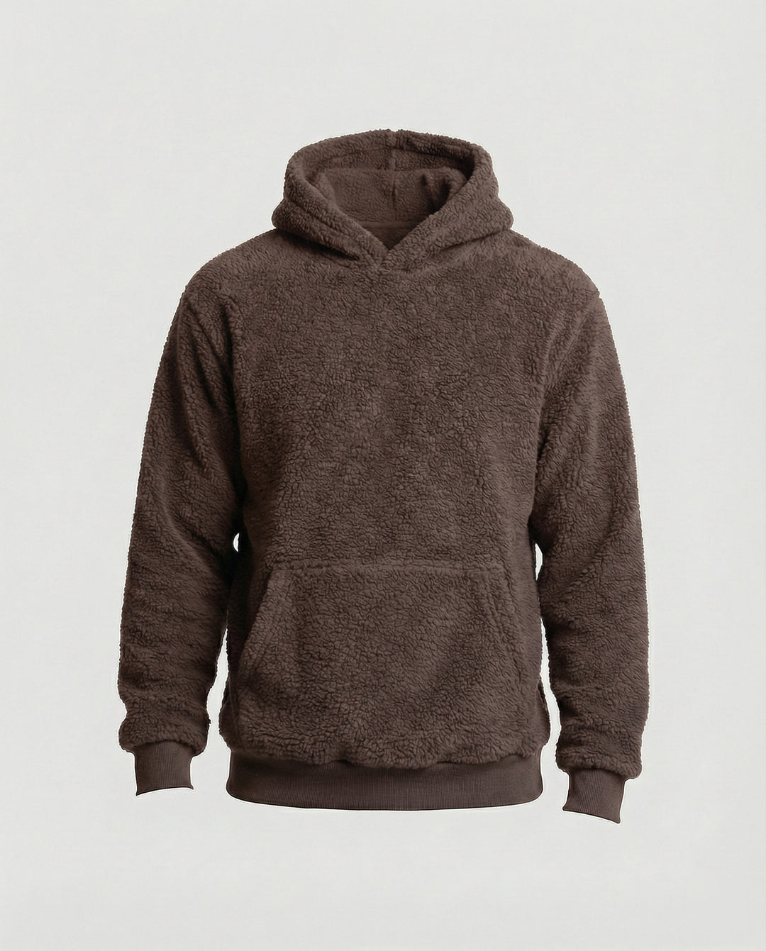 Teddy Pullover Herren weich mit praktischen Taschen