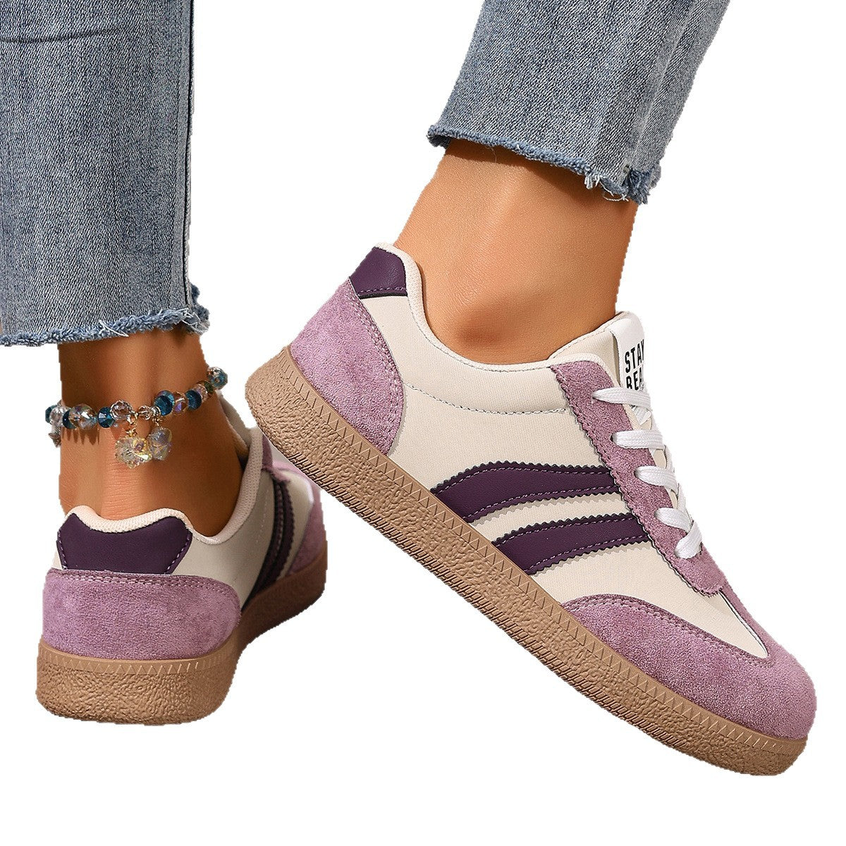 Damen Sportliche Sneakers mit ergonomischem Design und rutschfester Sohle R&B