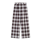 Damen weite Karottenhose mit elastischem Bund R&B