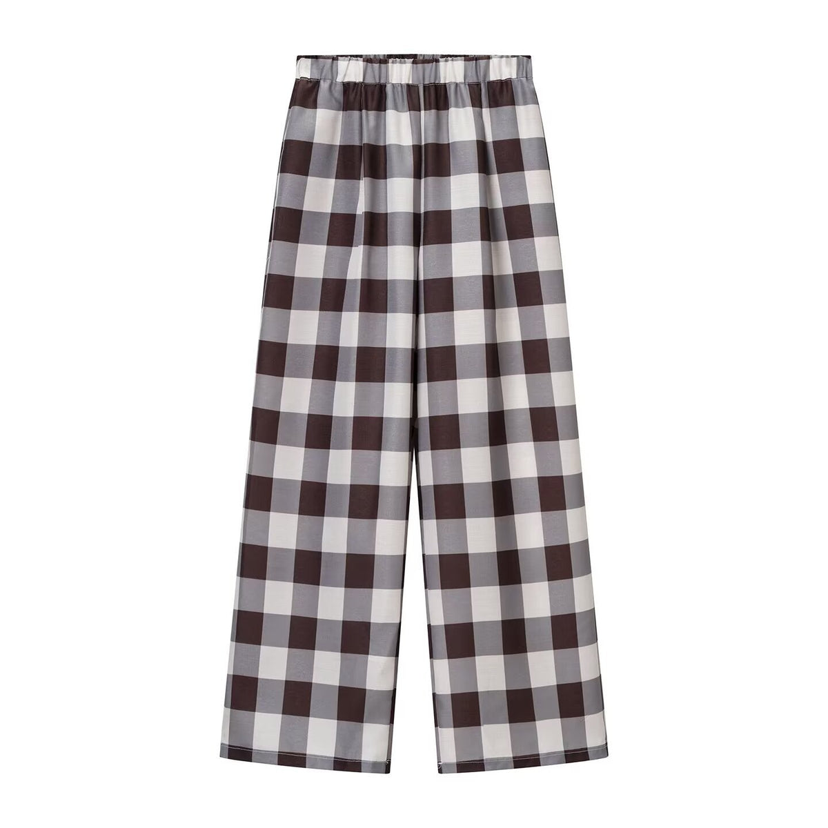 Damen weite Karottenhose mit elastischem Bund R&B