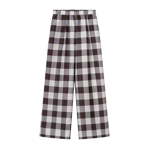 Damen weite Karottenhose mit elastischem Bund R&B