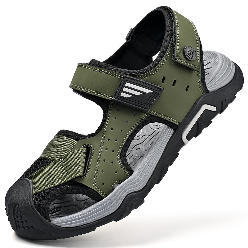 Herren leichte und atmungsaktive Outdoor-Sandalen mit verstellbaren Riemen R&B