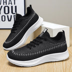 Damen Atmungsaktive und leichte Sneakers mit flexiblem Mesh-Obermaterial R&B