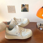Damen Sneaker mit sportlicher Steppung und rutschfester Sohle