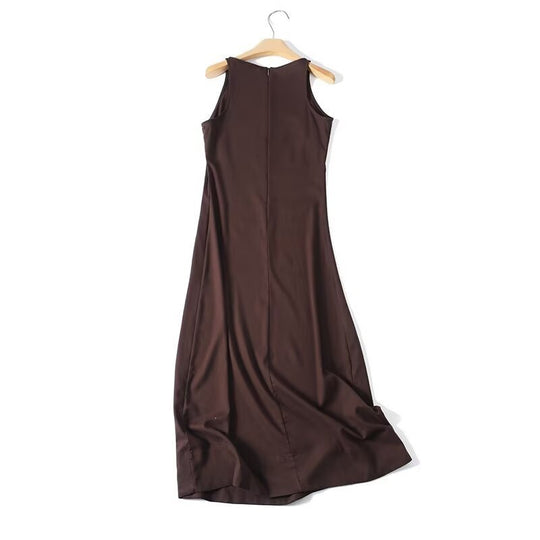 Damen Maxikleid mit elegantem Schnitt und dezentem Rückenausschnitt R&B