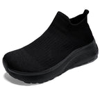 Damen Strick-Sneaker mit rutschfester Sohle und atmungsaktiver Oberfläche