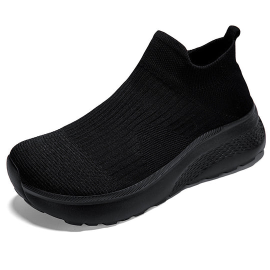 Damen Strick-Sneaker mit rutschfester Sohle und atmungsaktiver Oberfläche R&B