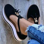 Damen Halbschuhe mit modischen Quasten und rutschfester Sohle R&B