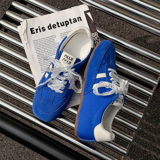 Damen modische Sneakers mit luxuriösem Obermaterial und rutschfester Sohle R&B