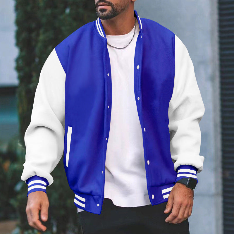 Herren Sportliche Collegejacke R&B