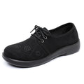 Damen modische Schnürschuhe mit floralem Muster R&B