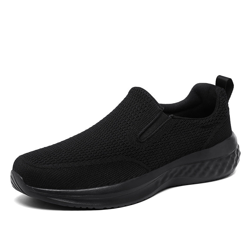 Damen Komfortable Slip-On Sneakers mit atmungsaktivem Strickoberteil