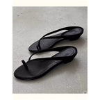 Damen elegante Zehentrenner mit raffinierten Riemen R&B