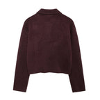 Damen elegante und bequeme Strickjacke R&B