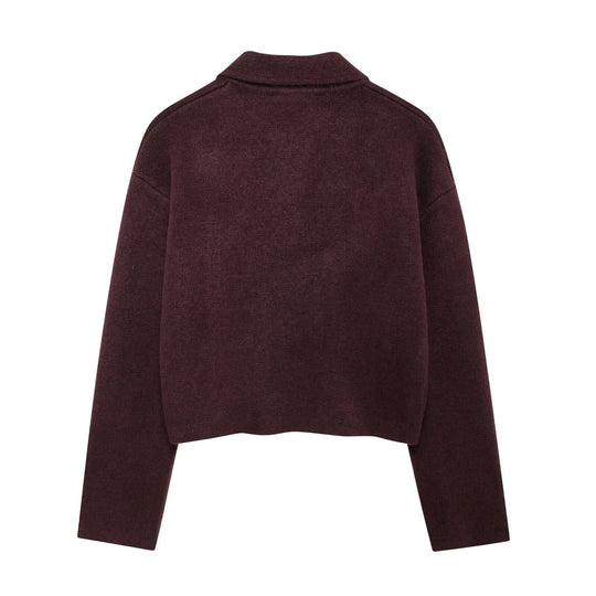 Damen elegante und bequeme Strickjacke R&B