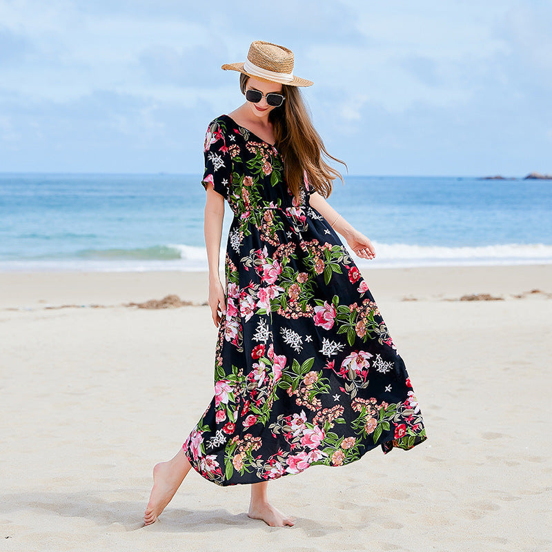 Damen Maxi-Kleid R&B