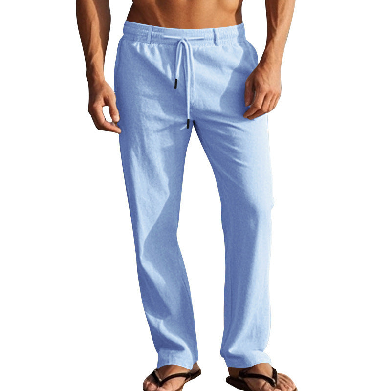 Herren Bequeme Strandhose mit verstellbarem Kordelzug und leichten Materialien R&B